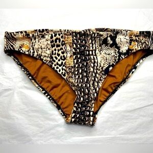 Bleu Rod Betty Animal Print Bikini Bottom Size 14